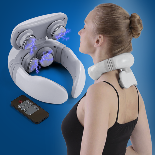 CerviPRO  2.0 - 4D Neck Massager + Remote Control T-will store T-WILL STORE 