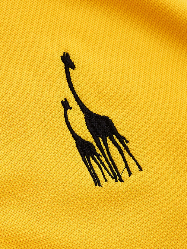 Giraffe Embroidered Polo Shirt T-WILL STORE 