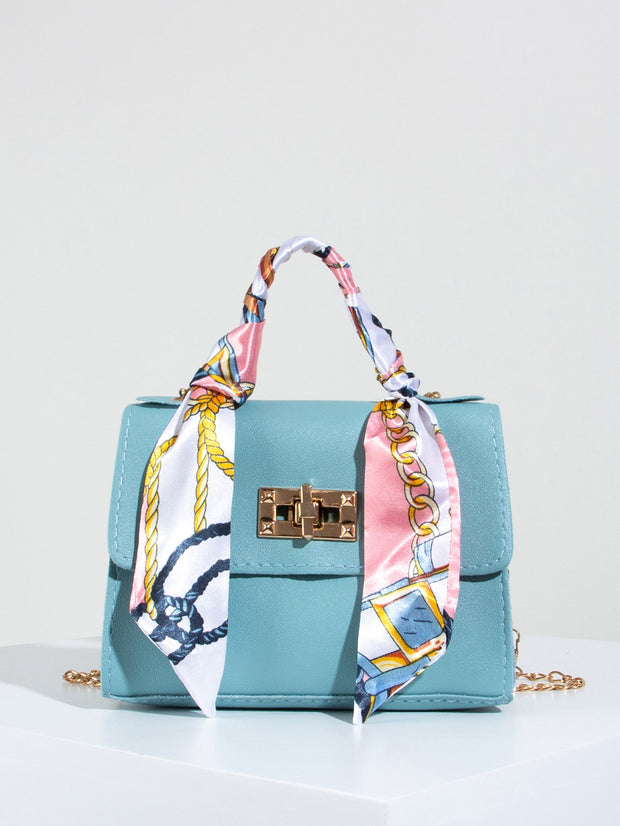 Toggle Lock Chain Satchel Bag T-WILL STORE 