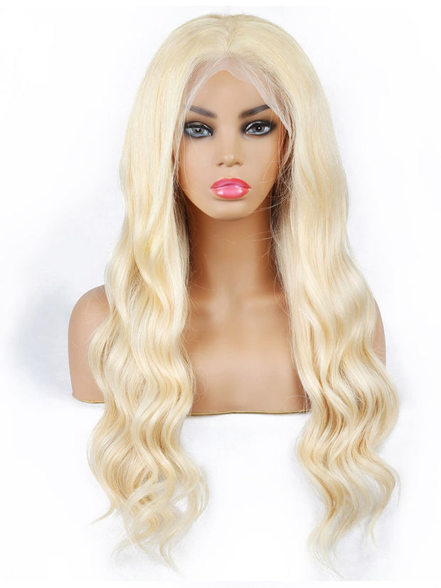 T.S.K  Lace Front 130 Long Curly Human Hair Wig T-WILL STORE 